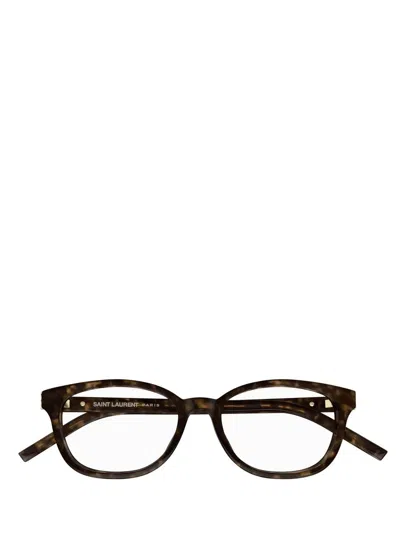 Saint Laurent Eyewear Eyeglasses In Brown
