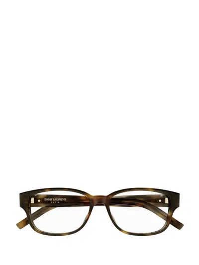 Saint Laurent Eyewear Eyeglasses In Brown