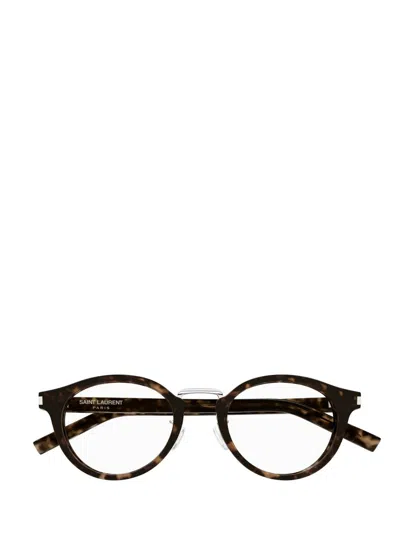 Saint Laurent Eyewear Eyeglasses In Brown