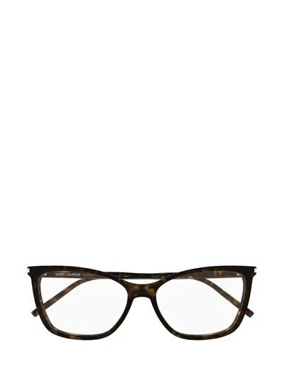 Saint Laurent Eyewear Eyeglasses In Brown