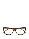 Saint Laurent Full-frame Plain Mirror In Brown