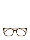 Saint Laurent Full-frame Plain Mirrornt In Brown