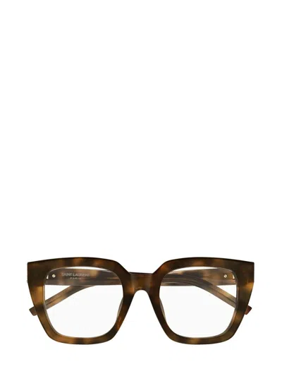 Saint Laurent Eyewear Eyeglasses In Brown