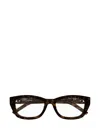 Saint Laurent Full-frame Plain Mirror In Brown