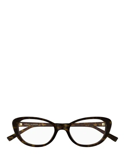 Saint Laurent Eyewear Eyeglasses In Brown