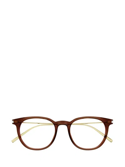 Saint Laurent Eyewear Eyeglasses In Brown