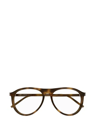 Saint Laurent Eyewear Eyeglasses In Brown