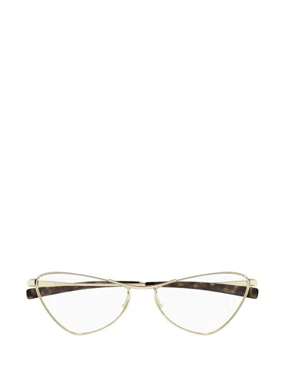 Saint Laurent Eyewear Eyeglasses In Gold