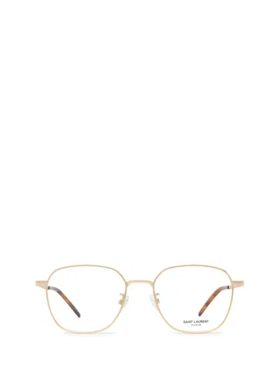 Saint Laurent Eyewear Eyeglasses In Gold