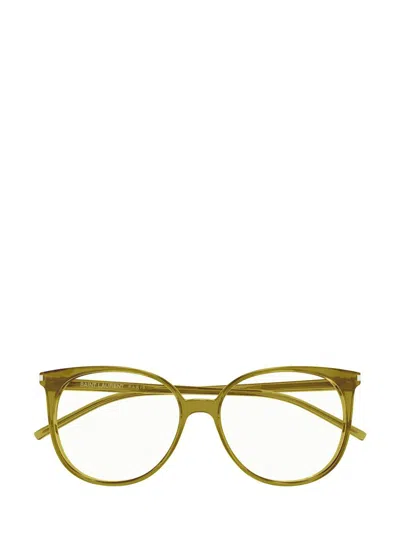 Saint Laurent Eyewear Eyeglasses In Green