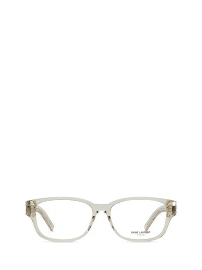 Saint Laurent Eyewear Eyeglasses In Sand
