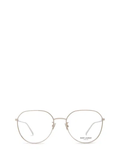 Saint Laurent Eyewear Eyeglasses In Silver