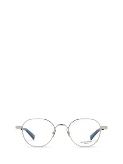 Saint Laurent Eyewear Eyeglasses In Silver