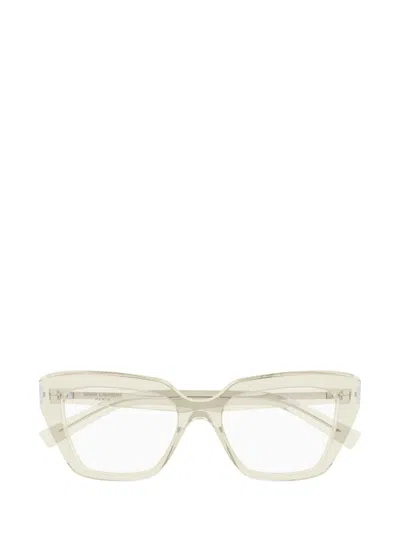 Saint Laurent Eyewear Eyeglasses In Neutral