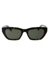 Saint Laurent Sl M127 F Cat-eye Frame Sunglasses In 002 Havana Havana Grey