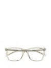 Saint Laurent Square-frame Glasses In Beige