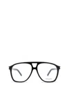 Saint Laurent Dune Aviator-style Acetate Optical Glasses In Black