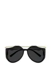 Saint Laurent 55mm Irregular Sunglasses In Black