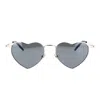 Saint Laurent Eyewear Sunglasses In Silver