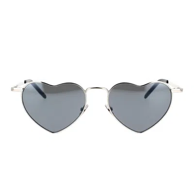 Saint Laurent Eyewear Sunglasses In Silver