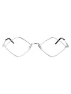 Saint Laurent Eyewear Eyewear In Silver-silver-transparent