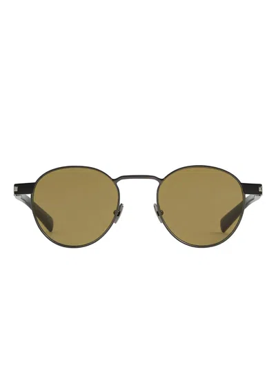 Saint Laurent Sunglasses Sl 707 In Ruthenium Havana Brow