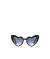 Saint Laurent Loulou Sunglasses In Black