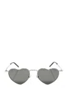 SAINT LAURENT SAINT LAURENT EYEWEAR HEART SHAPED SUNGLASSES