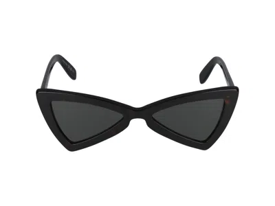 Saint Laurent Eyewear Jerry Cat In Black Black Black