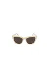Saint Laurent Eyewear Kate Cat Eye Frame Sunglasses In Brown