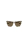 Saint Laurent Eyewear Kate Cat-eye Frame Sunglasses In Brown