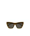 Saint Laurent Eyewear Kate Cat-eye Sunglasses In Green