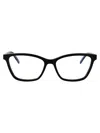 Saint Laurent Eyewear Optical In 005 Black Black Transparent