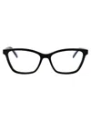 Saint Laurent Eyewear Optical In 005 Black Black Transparent