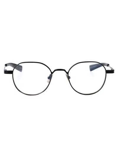 Saint Laurent Eyewear Optical In Black-black-transparent