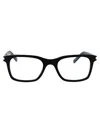 Saint Laurent Sl 718 Slim Glasses In Black-black-transparent