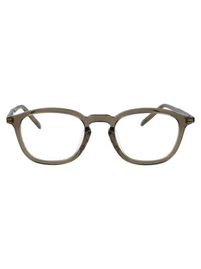 Saint Laurent Eyewear Optical In Brown-brown-transparent