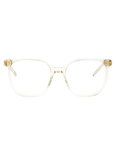 Saint Laurent Eyewear Optical In Gold