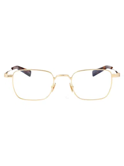 Saint Laurent Eyewear Optical In Gold-gold-transparent