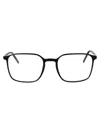 Saint Laurent Black-black-transparent Bio Injection Glasses In Black