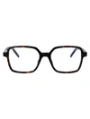 Saint Laurent Havana-havana-transparent Acetate Glasses In Brown