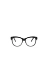 Saint Laurent Eyewear Oval Frame Glasses In Black