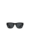 Saint Laurent Eyewear Oval-frame Sunglasses In Black
