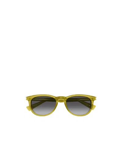 Saint Laurent Eyewear Oval-frame Sunglasses In Black