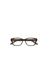 Saint Laurent Eyewear Rectangle-frame Glasses In Black