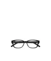 Saint Laurent Eyewear Rectangle-frame Glasses In Black
