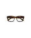 Saint Laurent Eyewear Rectangle Frame Glasses In Black