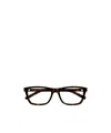 Saint Laurent Eyewear Rectangle Frame Glasses In Multi