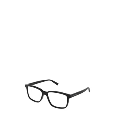 Saint Laurent Eyewear Rectangle Frame Glasses In White