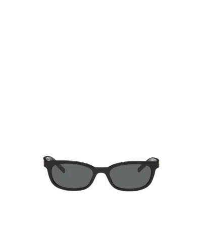 Saint Laurent Eyewear Rectangle Frame Sunglasses In Black